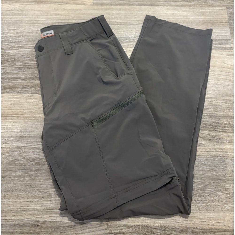 5.11 Tactical Pants Mens 32x32 Gray Decoy Convertible Hybrid UPF50 Outdoors